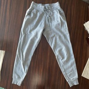 Light gray lululemon joggers - small
